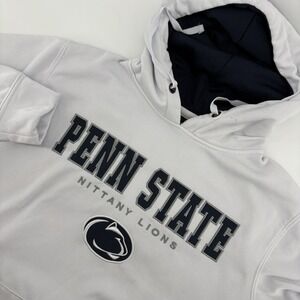 Champion‎ Men's Penn State Nittany Lions Hooded Hoodie Size Large Sweatshirt